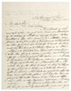 (SLAVERY AND ABOLITION--DOUGLASS, FREDERICK.) REMOND, CHARLES LENOX. Autograph Letter Signed to John Bailey, Jeweller of New Bedford, M